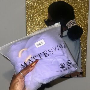 Matte Swim Women's Purple One Piece Swimsuit